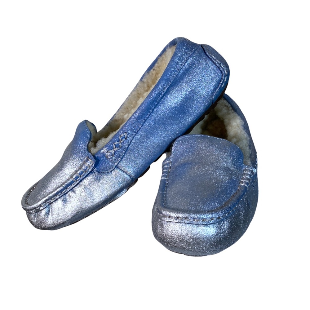 UGG Custom size 8 glimmer cloud blue fantasy unicorn Ansely Slippers 1870